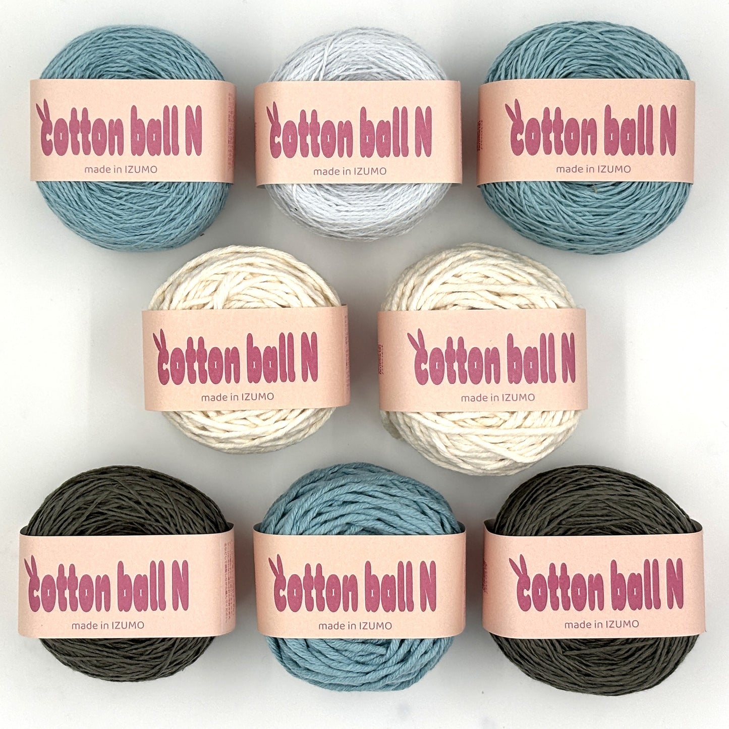 【夏休みセット】コットンボールN青系 summer-set-cotton-ball-N-blue