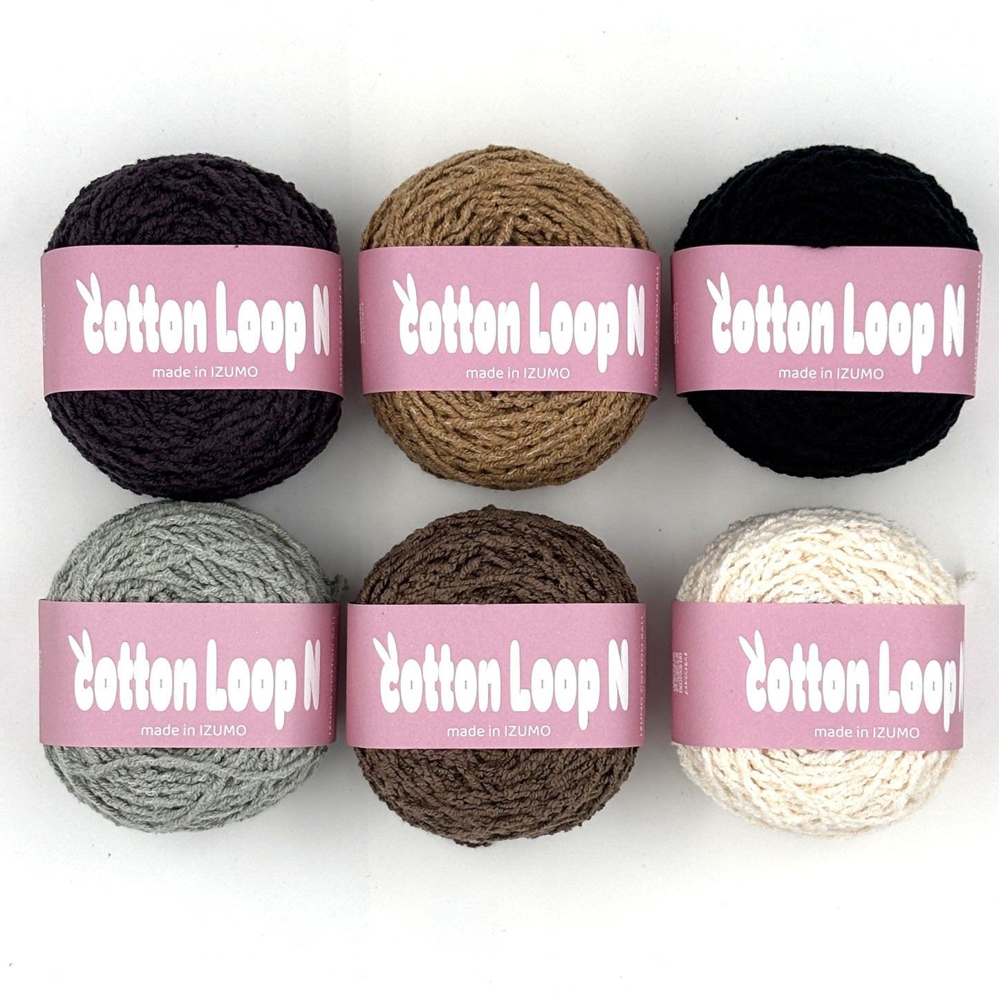 【コットンループNセット】モノトーン　cotton-loop-n-set-mono2